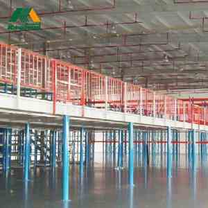 Plates-formes et rayonnage de stockage en acier de support de mezzanine industrielle en métal Structure de rayonnage de plancher de mezzanine d'entrepôt - Product Image 4