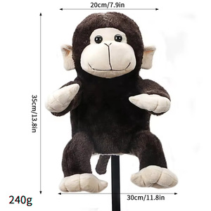 Usine ODM dessin animé forme animale matériau résistant aux rayures clubs en bois appropriés outil accrocheur couvre-tête de club de golf - Product Image 2