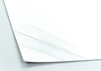 Couverture de table transparente en PVC imprimée au laser, film plastique à motif floral souple et imperméable, techniques non tissées pour tables à manger à domicile
