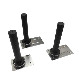 Columna elevadora vertical Wansheng WS-181 negra, tipo empuje, para mesa auxiliar de escritorio o reposabrazos de sofá. - Product Image 1