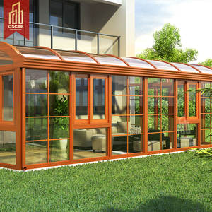 Casas Prefabricadas, Solárium, Gran Oferta, <span class=keywords><strong>Precio</strong></span> de Fábrica, Villa de Vidrio Templado, Accesorios de Vidrio de Aleación de Aluminio, Terraza Acristalada - Product Image 5