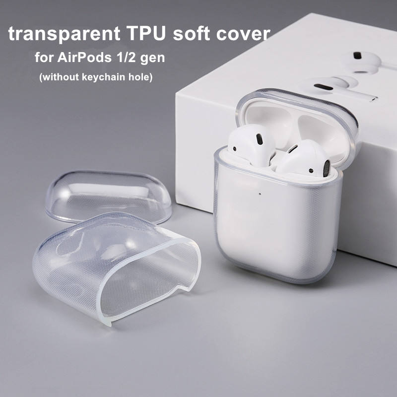 Gen 1 &amp; 2 TPU transparent sans trou porte-clés