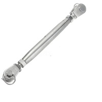 Tendeur à vis en acier inoxydable 304 et 316 à corps fermé, type mâchoire-mâchoire