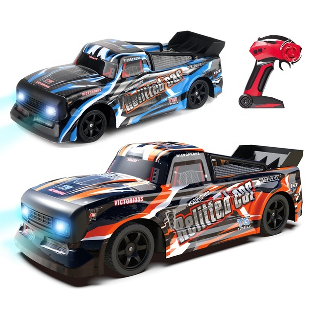 1/14th 4WD RTR Sports Drift Car Toys 2.4GHz 15KM/H Rc High Speed Short Course Racing Car with Lights