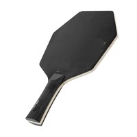 Raquette de tennis de table hexagonale à poignée horizontale en bois pur 5 plis pour sports de plein air – Modèle populaire en gros