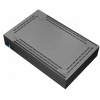 Case per Disco Rigido Esterno USB3.0 da 3,5 Pollici con Luci LED Bicolore