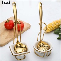 Multifonction Ustensile De Cuisine Chaude Pot Soupe En Métal Différents Types de Louche Louche En Acier Inoxydable Avec Manche En Bois