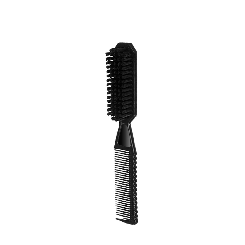Wavy band comb oil-head brush-black