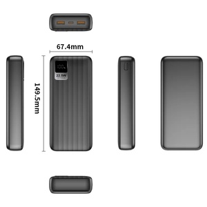 Banco de Energía de 5V3A y 30000 mAh con PD22.5w, Batería Portátil de 10000 mAh, Cargador Portátil Personalizado de 20000 mAh para Teléfono - Product Image 2