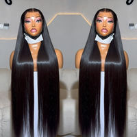Raw Vietnamese Hair Bone Straight <strong>Wig</strong> 200 Density 13x4 Hd Lace Front <strong>Wigs</strong> for American Black Women Human Hair <strong>Wigs</strong> Wholesale