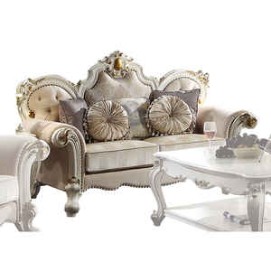 Conjunto de sofás de madera antigua de lujo, muebles de diseño picardy, los más vendidos de Versalles - Product Image 2