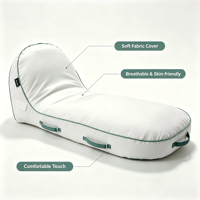 Fauteuil gonflable recouvert de tissu, chaise flottante pour piscine extérieure