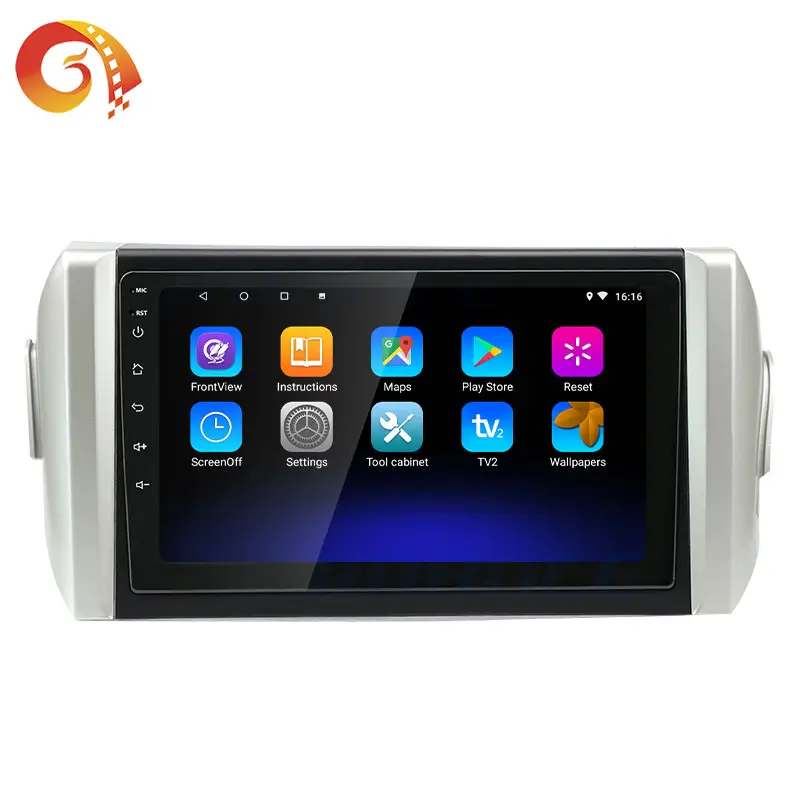 All In One 10 Android Tv Music Stereo System Car Audio Dvd Player For Toyota Innova Crysta With car video