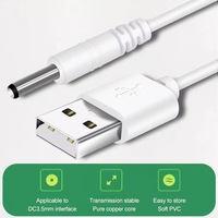 Großhandel USB-zu-DC-Stromkabel 3,5x1,35mm 5,5x2,1mm DC-Stecker Ladekabel für Kleingeräte Anpassbare Länge