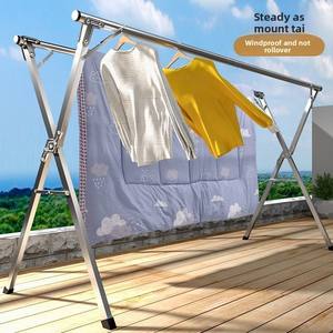 Séchoir à <span class=keywords><strong>linge</strong></span> pliable et rétractable sur <span class=keywords><strong>pied</strong></span> pour balcon et usage extérieur - Product Image 3