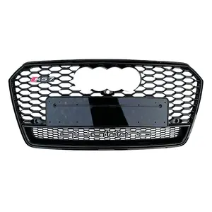 Quattro Grill For Audi A7 S7 Quattro Honeycomb Grill For Audi A7 S7 Car Accessories RS7 Grill For Audi A7 S7 2016 2017 2018