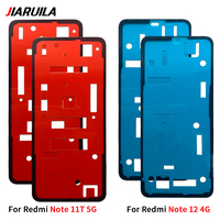 Autocollant de remplacement pour le boîtier arrière du téléphone portable pour Redmi Note 13 12 11 11T 10 Pro Plus 5G 10S 9 8 7Pro, couvercle de batterie arrière, adhésif pour porte