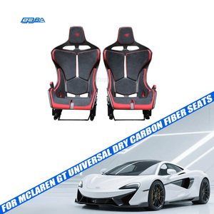 Sièges en fibre de carbone sèche offrant un soutien ultime, de haute qualité, personnalisables et réglables manuellement pour McLaren GT - Product Image 1