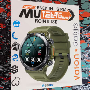 NOVO Relógio Inteligente Android Atende Chamadas Bateria de 400MAH IP67 À Prova D'Água Longa Duração <span class=keywords><strong>Monitor</strong></span> de Frequência Cardíaca e Pressão Arterial Tela IPS - Product Image 5