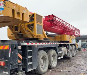 Grúa sobre orugas usada Sany STC800T5 de 80 toneladas, brazo telescópico de alta calidad, motor hidráulico, caja de cambios, motor disponible en Emiratos - Product Image 5