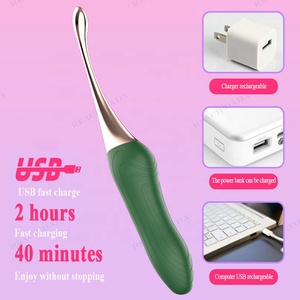 เครื่องสั่นกระตุ้นจุดจีทรงพลัง 10 ระดับความถี่ ชาร์จผ่าน USB กันน้ำได้ทุกวัน เสียงเบา 40 เดซิเบล ได้รับการรับรองมาตรฐาน CE สำหรับการช่วยตัวเองของผู้หญิง - Product Image 6