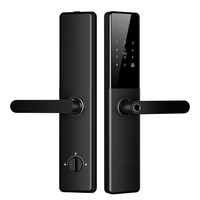 TOPTEQ P60 Smart Lock Poignée à double roulement WiFi Connecté Combinaison Déverrouiller Smart Cerradura Inteligente pour Maison Appartement