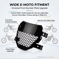 Plaque d'immatriculation avant ventilée pour Sur-Ron Talaria Sting E-Ride Pro, pièces de modification de garde-boue pour moto électrique tout-terrain haute performance