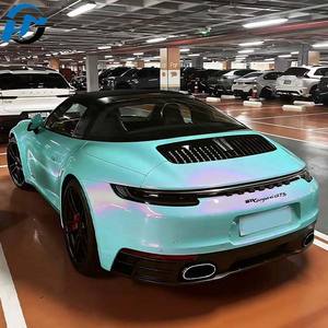 HJN Film d'enveloppe d'autocollant pour voiture Platinum Warrior Diamond Algae Pink TPU Color PPF High Brillant Crystal Bubble Free Wrapping Decal - Product Image 3