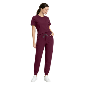 Tenue Médicale Personnalisée OEM Respirante Confortable et Tendance – Ensemble Pantalon Jogger Extensible pour Infirmière et Médecin 46002 - Product Image 3