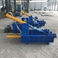 Presse à balles hydraulique horizontale pour déchets métalliques, copeaux d'acier, canettes en aluminium, compacteur de ferraille