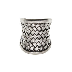Anello Intrecciato a Mano in Stile Thai per Uomo e Donna, Anello Vintage in Argento S925, Anello Esagerato da Matrimonio, Gioielleria Raffinata - Product Image 5