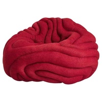 Fauteuil de détente moderne de luxe, tapisserie en tricot haut de gamme, apparence de rose, contemporain, nordique, salon, paresseux