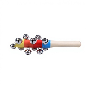 Instrumento Musical Orff de Cobre con Diez Campanas, Instrumento Musical Educativo, Campana de Mano, Sonajero - Product Image 4