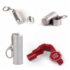 零售店展示带磁铁钥匙的防盗塑料钩锁
