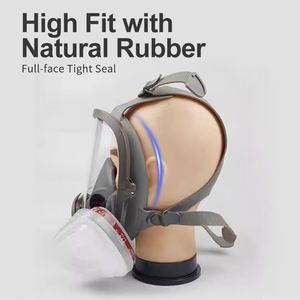 หน้ากากช่วยหายใจที่ได้รับการรับรองมาตรฐาน <span class=keywords><strong>EN136</strong></span> - หน้ากากแบบเต็มหน้าพร้อมระบบกรองอากาศในตัว - ป้องกันฝุ่นและแก๊สพิษ - Product Image 5