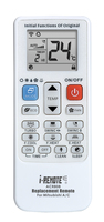 Télécommande I-remote ACR808 pour climatiseur Mitsubishi avec fonctions identiques à l'original