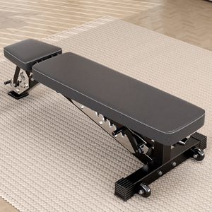 Panca Pieghevole in Metallo per <span class=keywords><strong>Manubri</strong></span>, Sedia Fitness Multifunzionale, Panca Regolabile per Sollevamento Pesi e Addominali per <span class=keywords><strong>Casa</strong></span> - Product Image 4