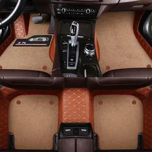 Leather Car Floor Mats For Pi-can-to 2018-2020 2019 Car Floor Mats