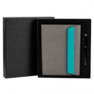 Hot Sale <b>A5</b> PU <b>Leather</b> <b>Ring</b> <b>Binder</b> Planner Agenda Journal Notebook Set Business Gift with Pen - Product Image 2