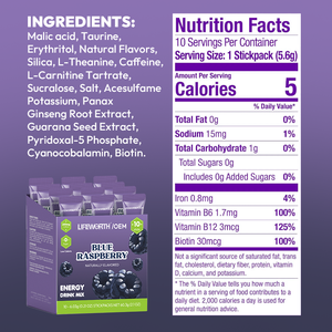 Bevanda Energetica Frizzante Lifeworth con Aminoacidi, Elettroliti, Caffeina, BCAA, Senza Zucchero - Product Image 4