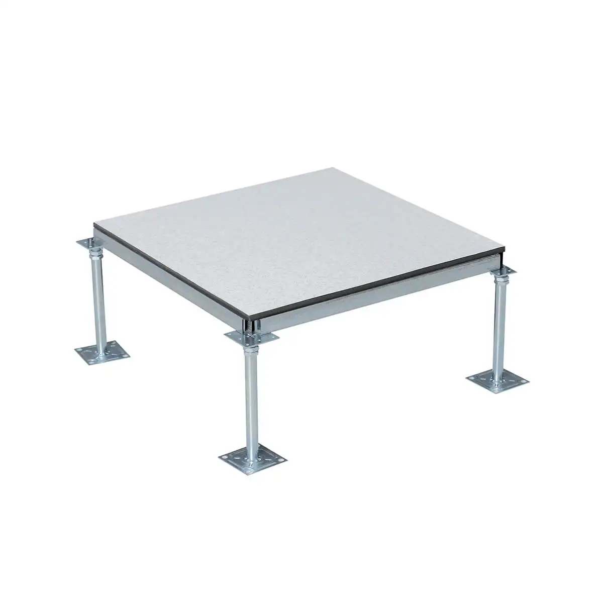 anti static floor steel cement floor for Building Material customize glass accessories raised floor in all steel