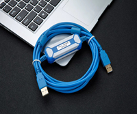 Câble de programmation PLC USB-VIGOR avec conducteur en cuivre, câble de téléchargement USB vers RS232 pour les modèles Vigor VH VB série M VBUSB200