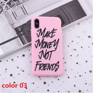Pour iPhone X Sexy <span class=keywords><strong>Mean</strong></span> <span class=keywords><strong>Girls</strong></span> Phone Case Gagner de l'argent Pas des amis Couverture de téléphone, pour iPhone 14 15 16 Cell Phone Case <span class=keywords><strong>Girls</strong></span> - Product Image 5