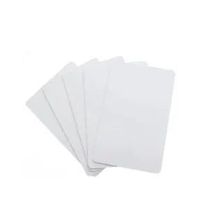 Einfarbige PVC-Karten für Ausweisherdrucker weiß Plastik CR80 Größe Karte