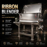 Mélangeur horizontal à double ruban pour poudres sèches, additifs chimiques, détergents – Vente directe usine, certifié CE