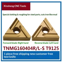 Plaquette CNC à rainurer double face pour rainurage triangulaire TNMG160404R/S TNMG160408R/S TNMG160408L/S