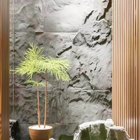 Panneaux muraux en pierre PU légers, faux placage de pierre artificielle, feuilles de pierre culturelle 3D pour extérieur et intérieur