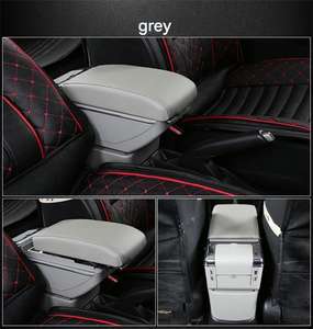 <span class=keywords><strong>Kia</strong></span> <span class=keywords><strong>Rio</strong></span> 4 2017 Asiento de coche Reposabrazos Caja de almacenamiento Consola central delantera Reposabrazos sin perforaciones con portavasos - Product Image 4