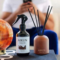 Diffuseur de parfum à bâtonnets Aikun, boîte cadeau moderne, marque privée, aromathérapie, décoration de hall d'hôtel, IP16, parfum d'ambiance