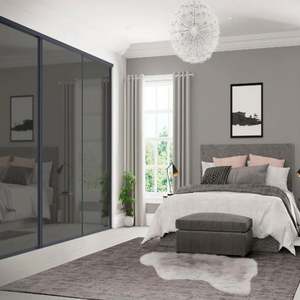 Armario de Dormitorio de Lujo con Puerta Corredera, Muebles de Dormitorio, Armario Moderno - Product Image 2